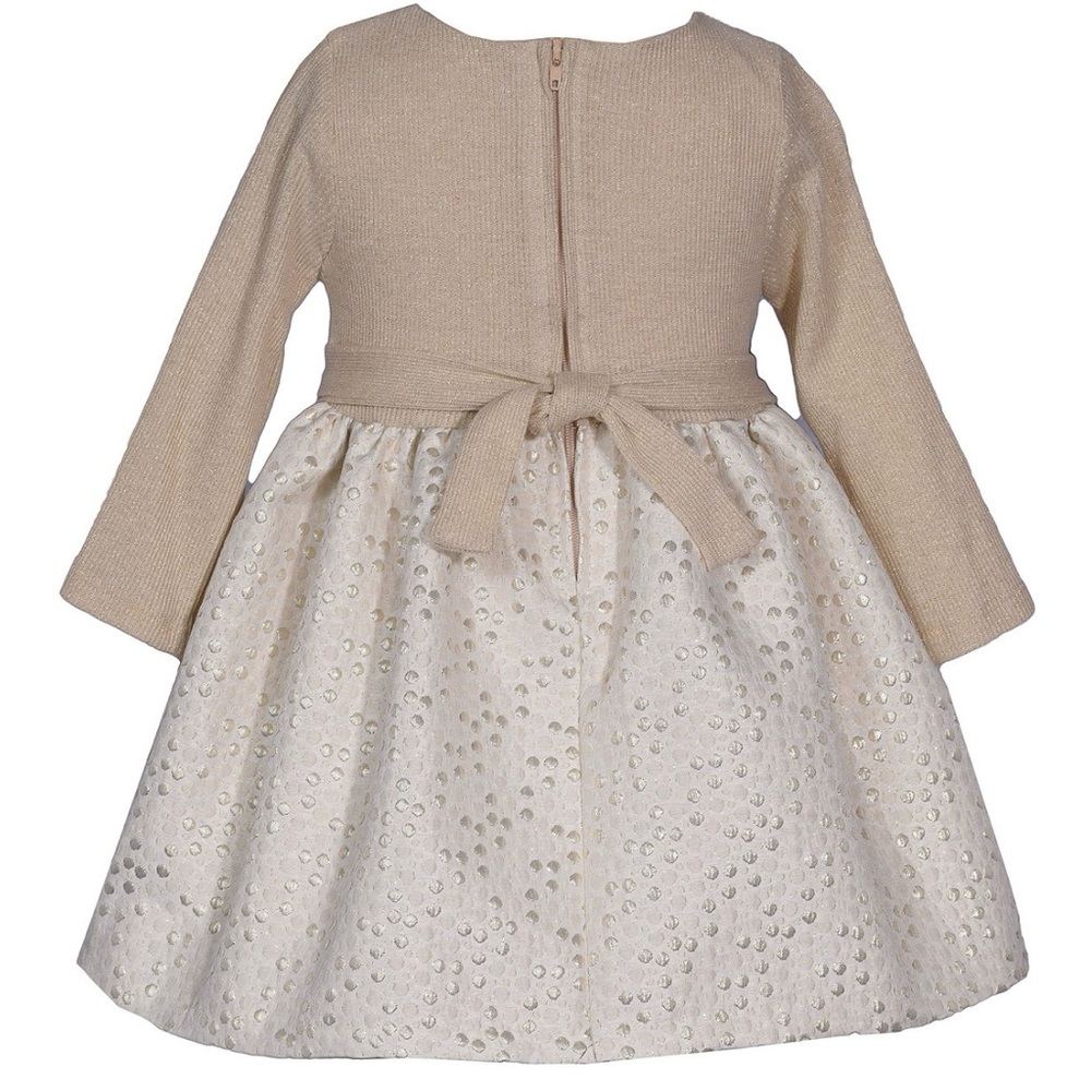 BONNIE JEAN Jacquard Babydoll Dress - NWT - Picture 2 of 5